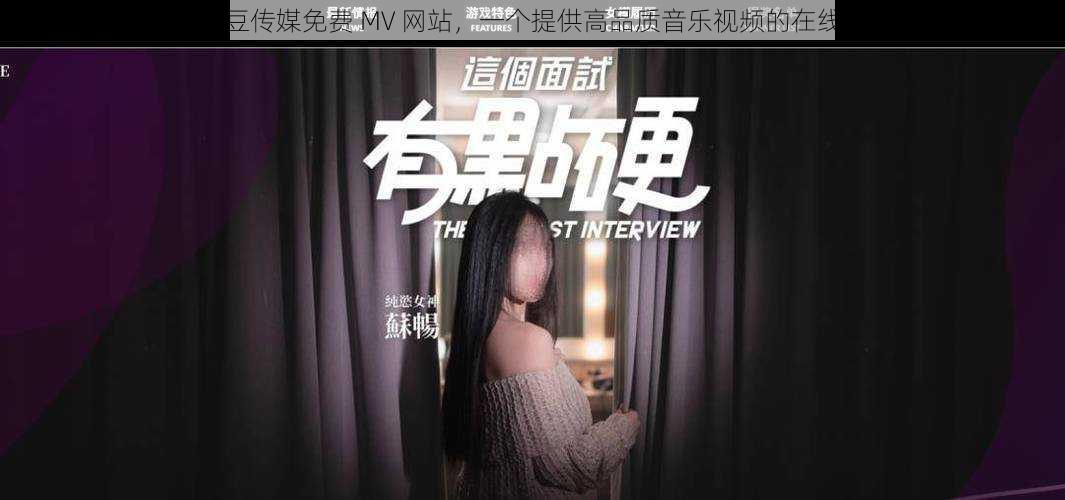 麻花豆传媒免费 MV 网站,一个提供高品质音乐视频的在线平台