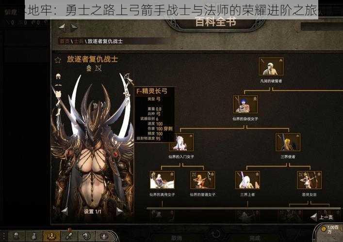 无尽地牢:勇士之路上弓箭手战士与法师的荣耀进阶之旅开启